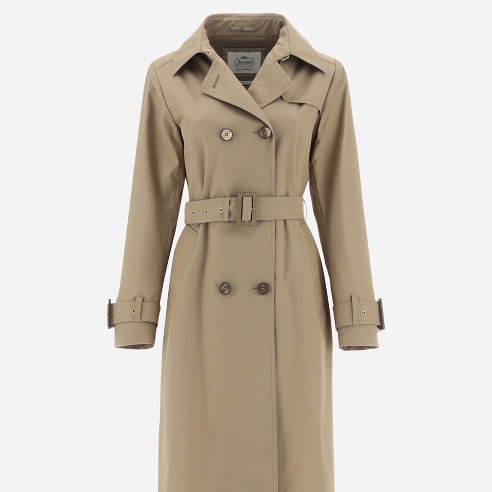 Herno Trench Coat in Delon & Monogram NWT!